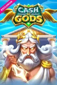 Cash of Gods slot – Zeus with lightning bolt in exclusive divine-themed game