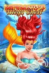Mermaid’s Mega Chest slot – red-haired mermaid underwater with treasure
