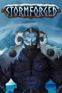 Stormforged slot – Nordic warrior with horns in icy fantasy setting